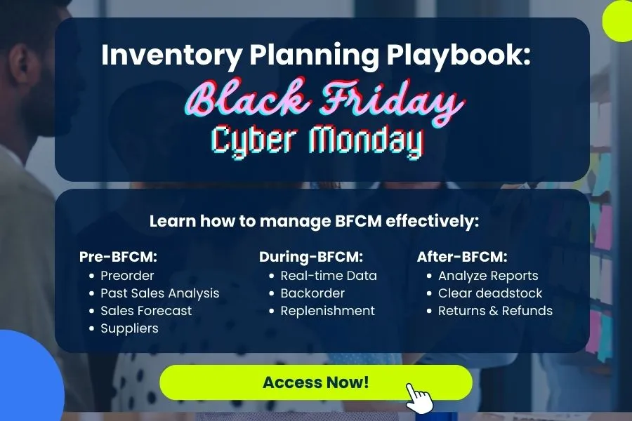 Image showing Inventory Planning Playbook for Black Friday and Cyber Monday.