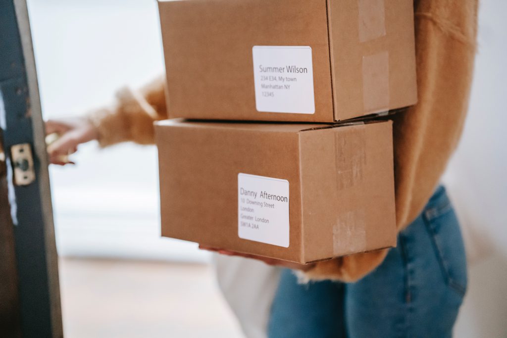 Delivery boxes.